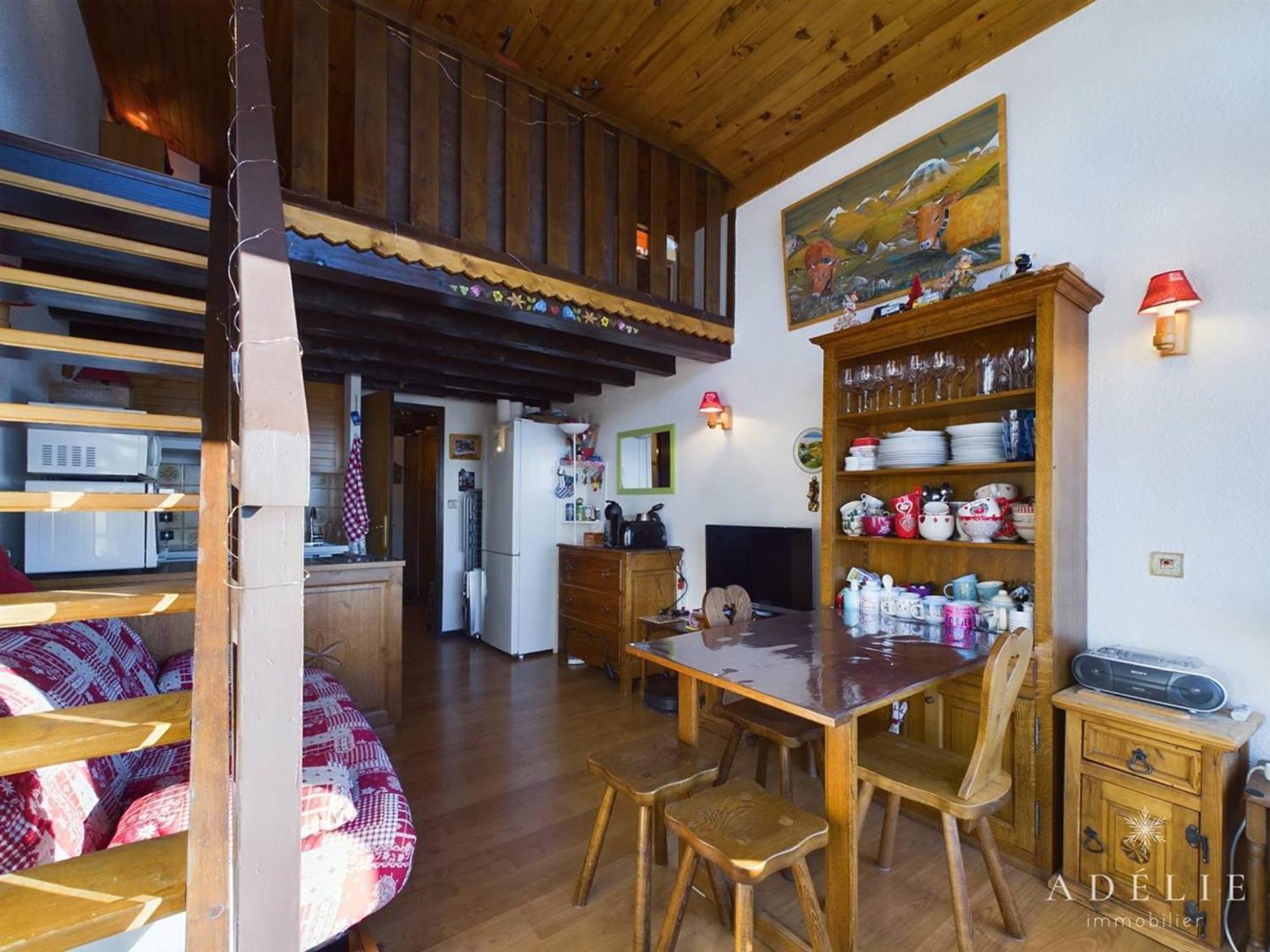 Studio Avec Mezzanine Pour 4 Pers, Proche Commerces Et Remontees - Fr-1-398-677 Montvalezan Dış mekan fotoğraf